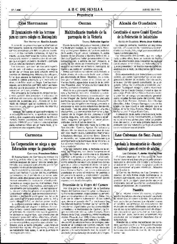 ABC SEVILLA 20-07-1995 página 52