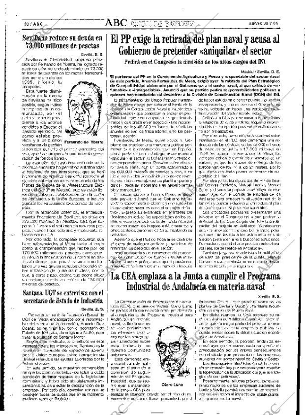ABC SEVILLA 20-07-1995 página 58