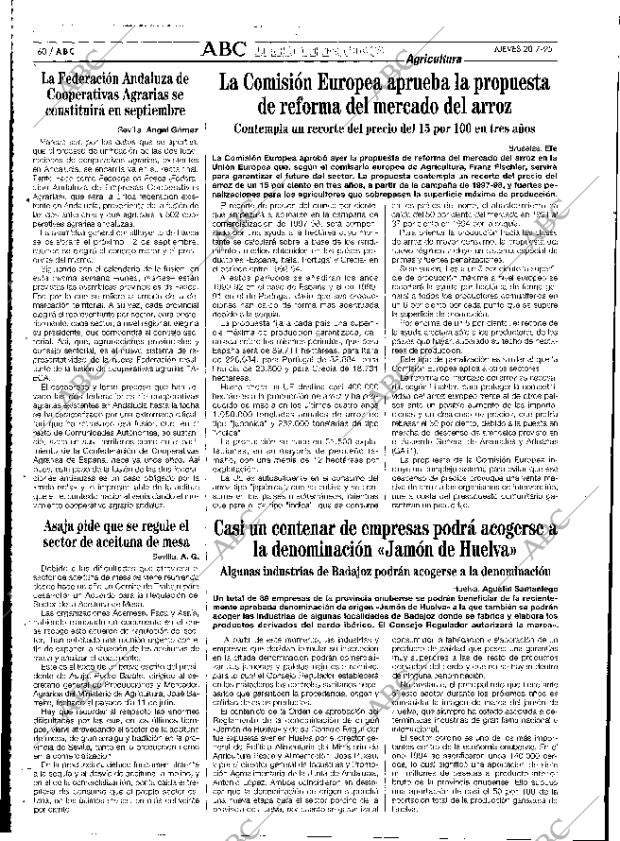 ABC SEVILLA 20-07-1995 página 60