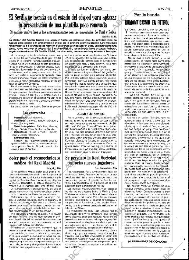 ABC SEVILLA 20-07-1995 página 69