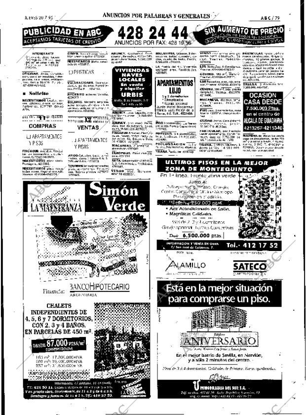 ABC SEVILLA 20-07-1995 página 79