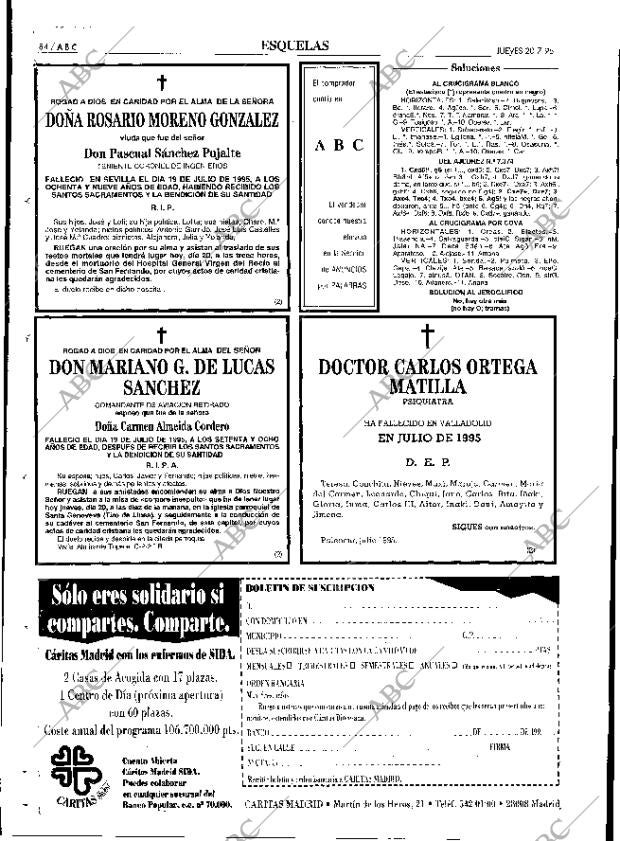 ABC SEVILLA 20-07-1995 página 84
