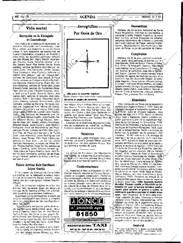 ABC MADRID 21-07-1995 página 56