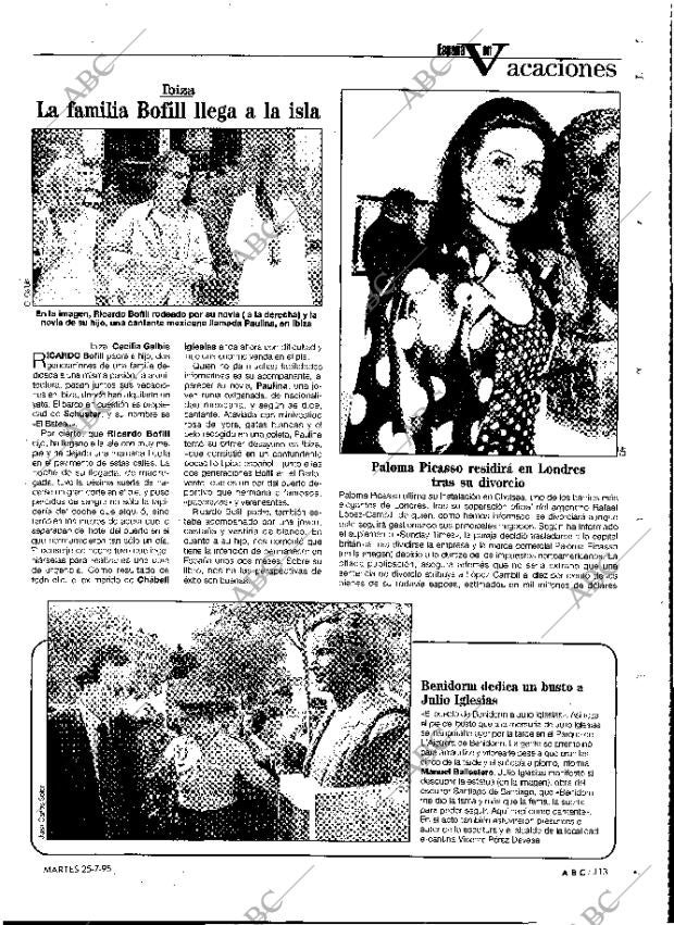 ABC MADRID 25-07-1995 página 113