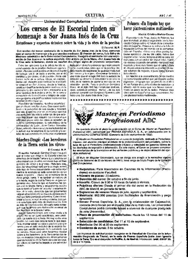 ABC MADRID 25-07-1995 página 49