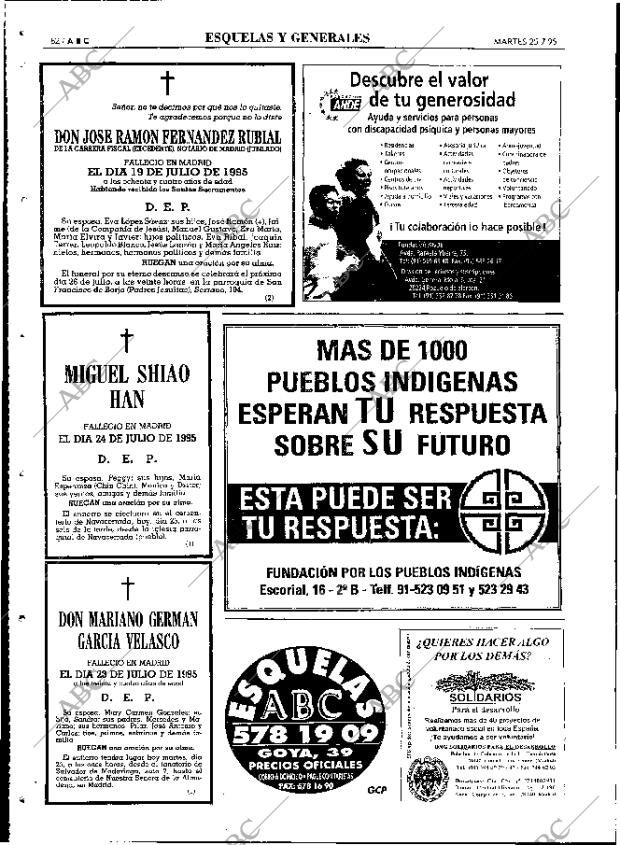 ABC MADRID 25-07-1995 página 82