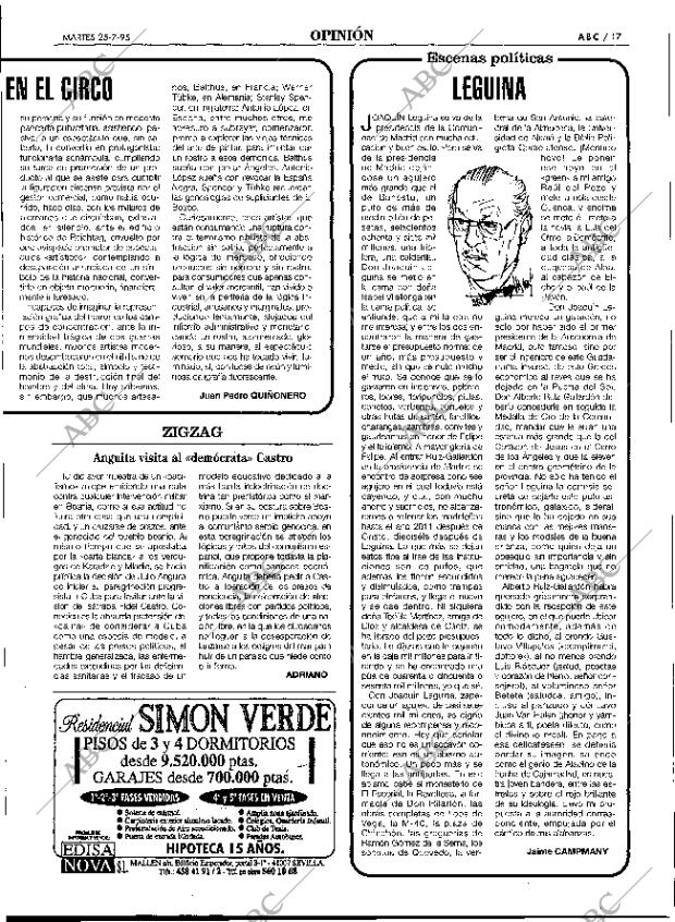 ABC SEVILLA 25-07-1995 página 17