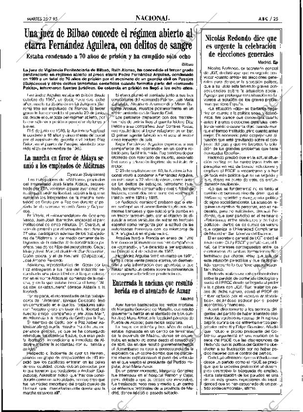 ABC SEVILLA 25-07-1995 página 25