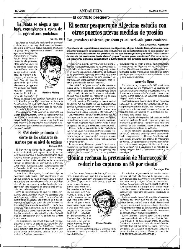 ABC SEVILLA 25-07-1995 página 32