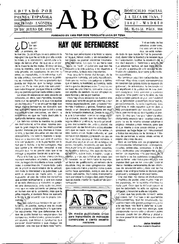 ABC MADRID 29-07-1995 página 3