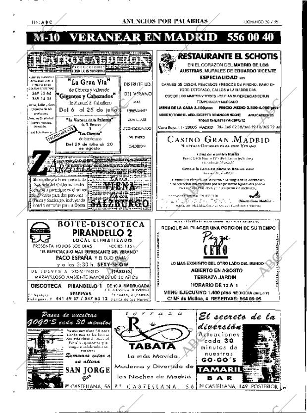 ABC MADRID 30-07-1995 página 114