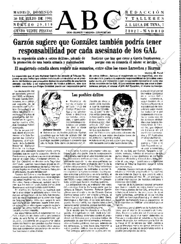 ABC MADRID 30-07-1995 página 15