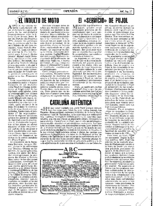 ABC MADRID 30-07-1995 página 17