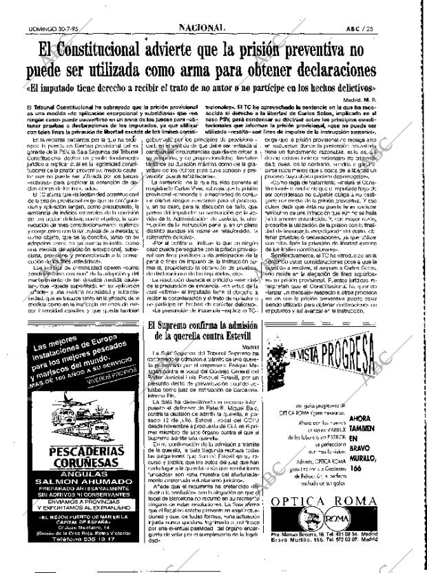 ABC MADRID 30-07-1995 página 25