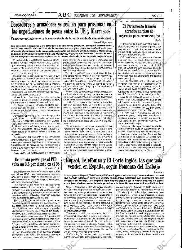 ABC MADRID 30-07-1995 página 41