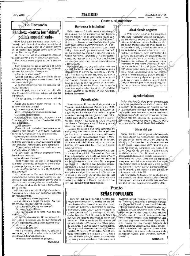 ABC MADRID 30-07-1995 página 62