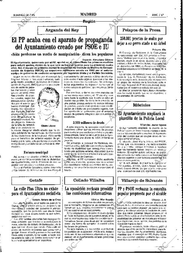 ABC MADRID 30-07-1995 página 67