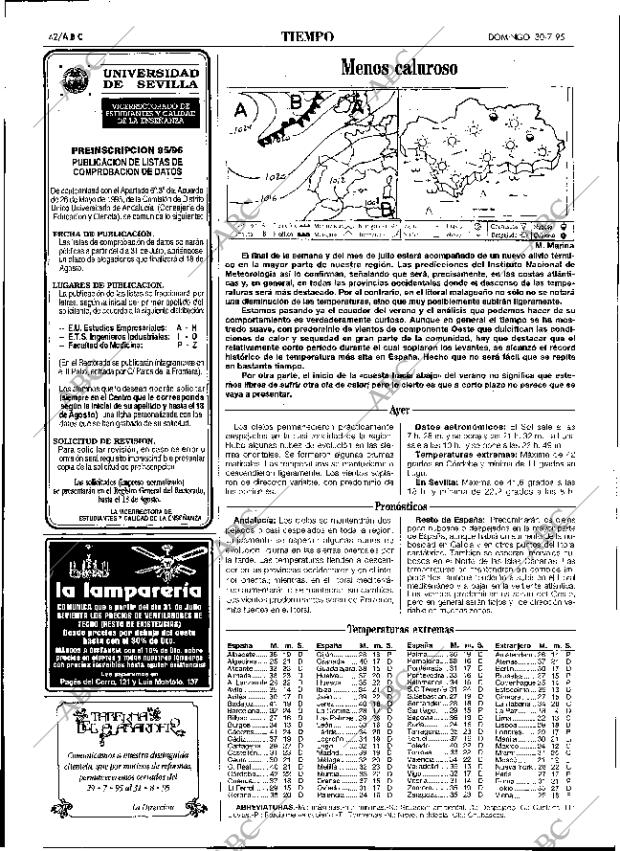 ABC SEVILLA 30-07-1995 página 42