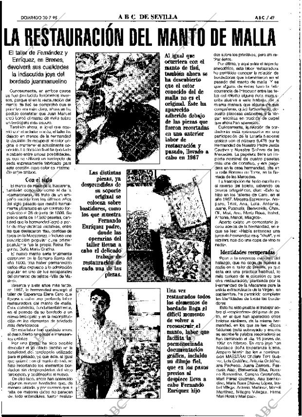 ABC SEVILLA 30-07-1995 página 49