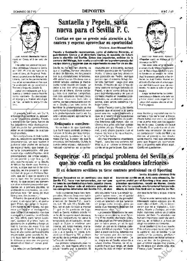 ABC SEVILLA 30-07-1995 página 69