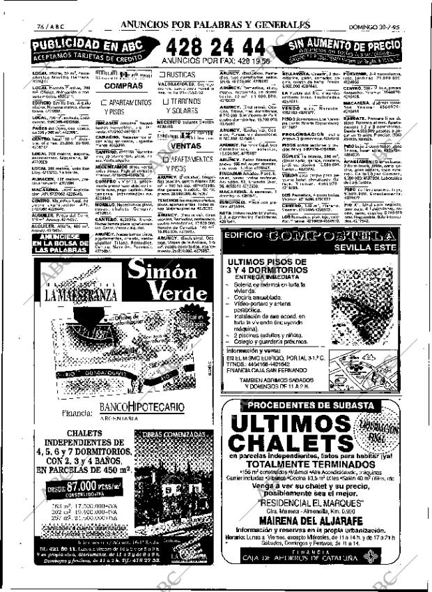 ABC SEVILLA 30-07-1995 página 76
