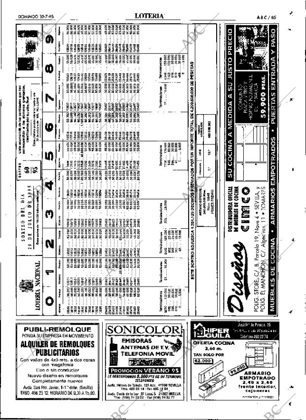 ABC SEVILLA 30-07-1995 página 85