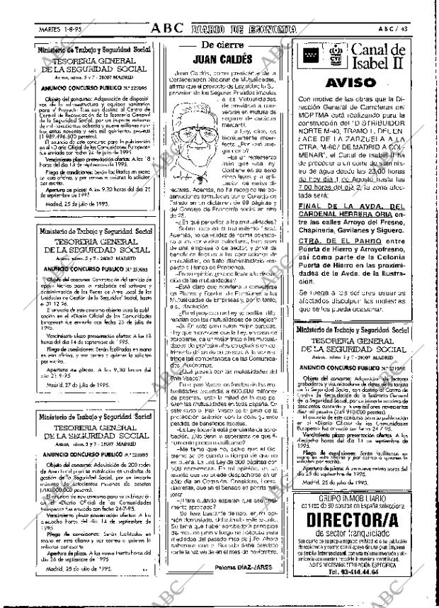 ABC MADRID 01-08-1995 página 43