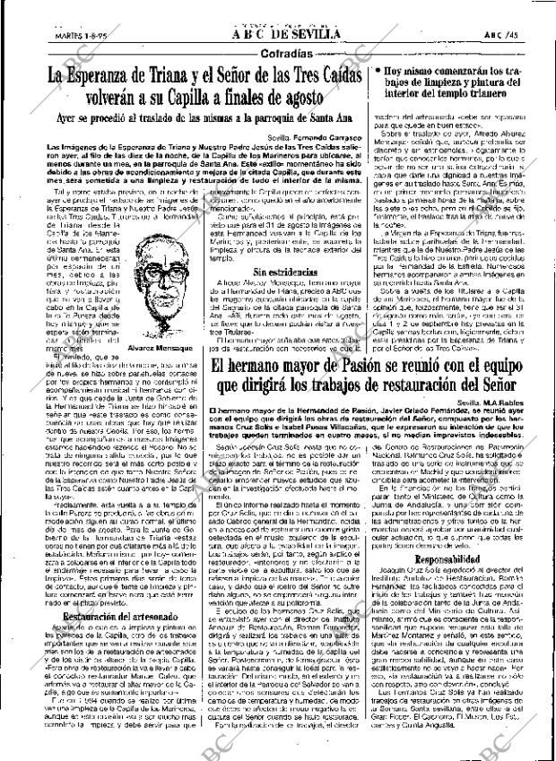 ABC SEVILLA 01-08-1995 página 45