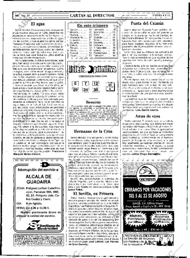 ABC SEVILLA 04-08-1995 página 14