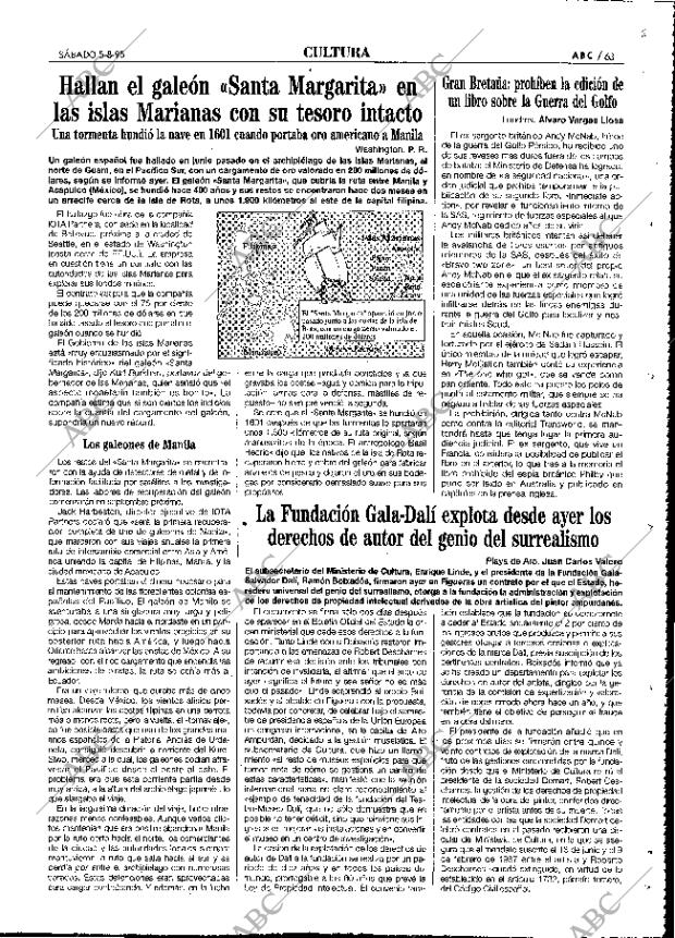 ABC MADRID 05-08-1995 página 63