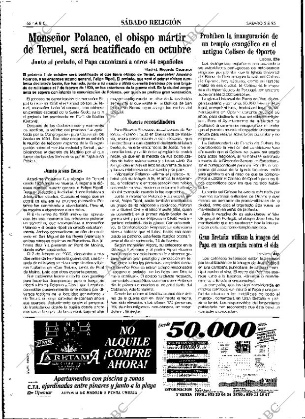 ABC MADRID 05-08-1995 página 66