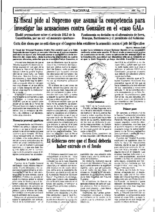 ABC SEVILLA 08-08-1995 página 17