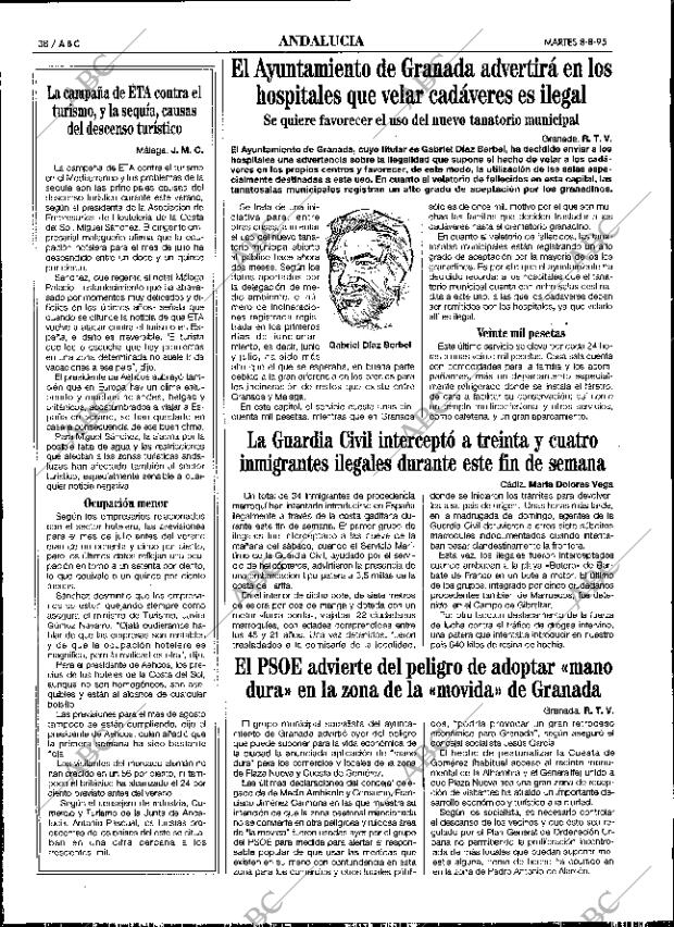 ABC SEVILLA 08-08-1995 página 38