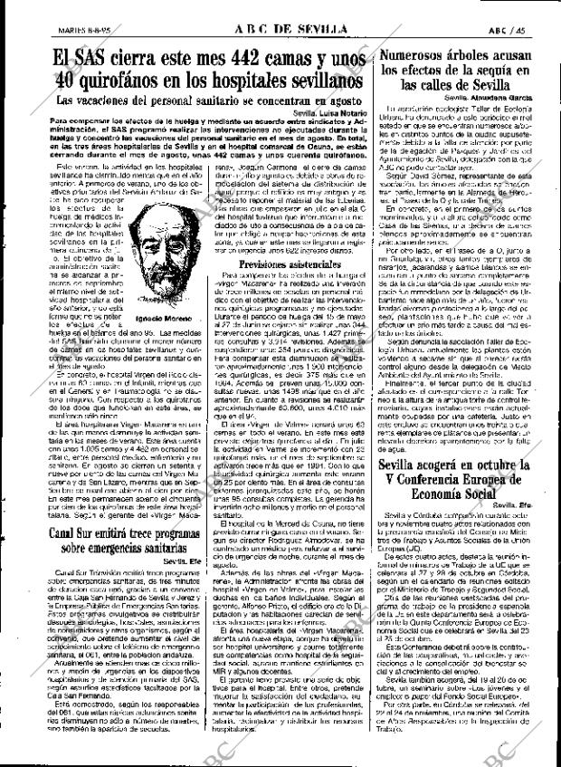 ABC SEVILLA 08-08-1995 página 45