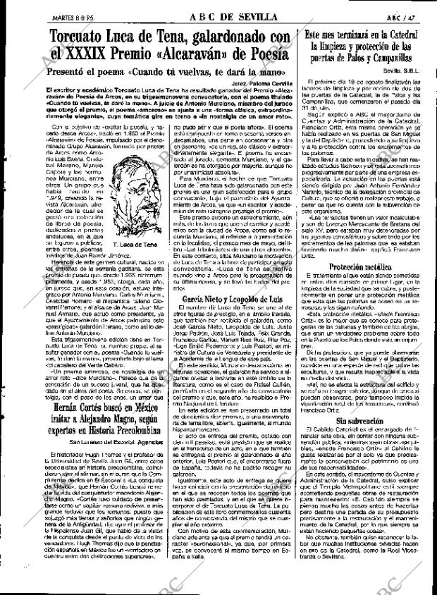 ABC SEVILLA 08-08-1995 página 47