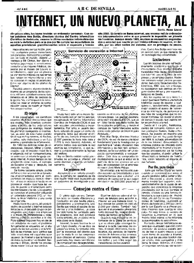 ABC SEVILLA 08-08-1995 página 48