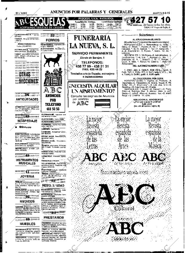 ABC SEVILLA 08-08-1995 página 82