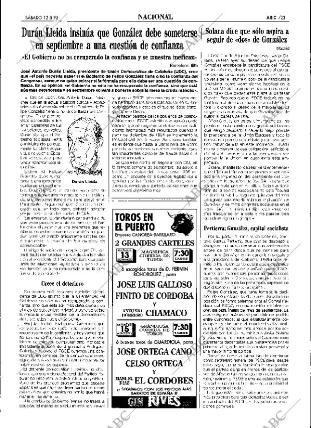 ABC SEVILLA 12-08-1995 página 23