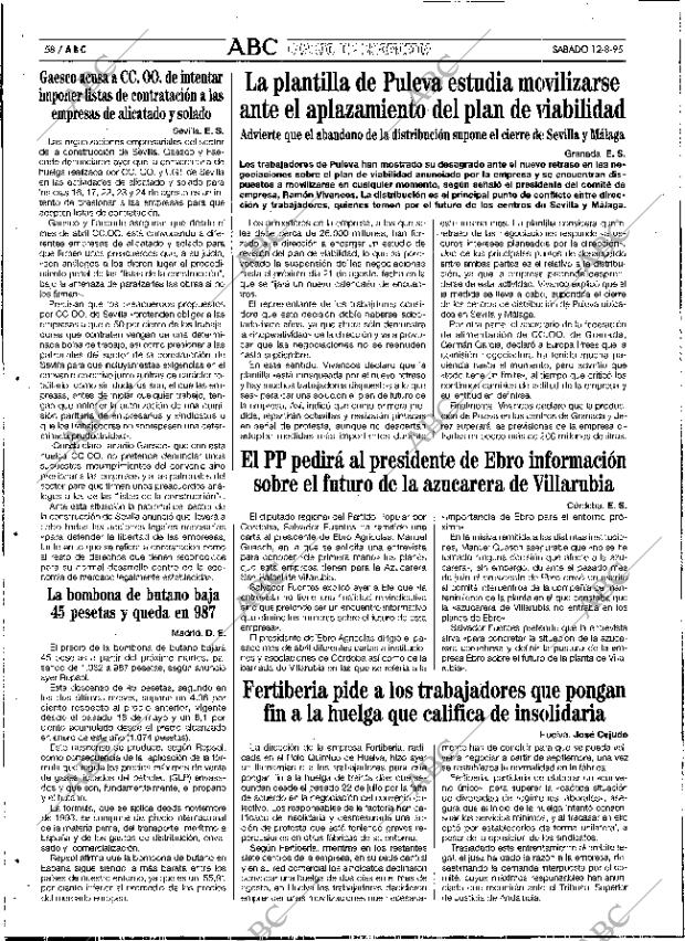 ABC SEVILLA 12-08-1995 página 58