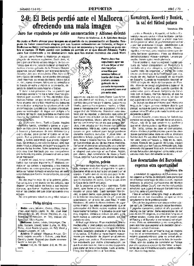 ABC SEVILLA 12-08-1995 página 73