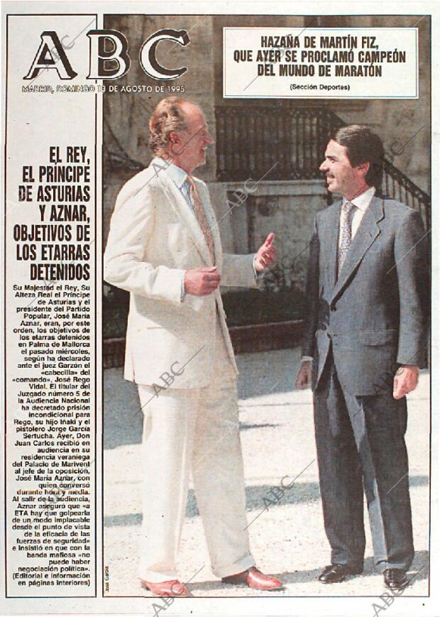 ABC MADRID 13-08-1995 página 1