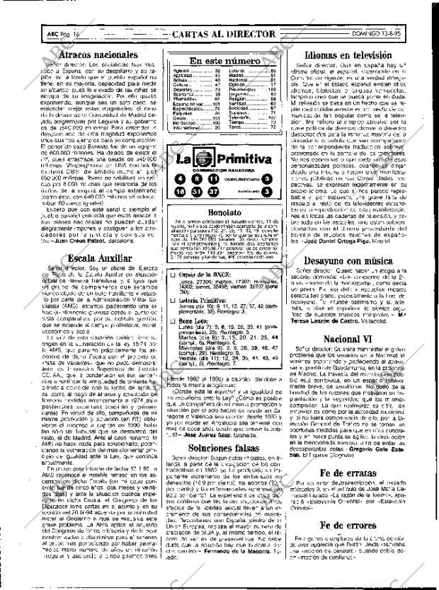 ABC MADRID 13-08-1995 página 16
