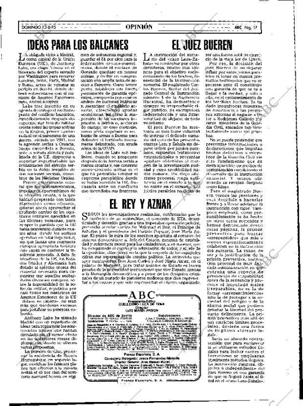 ABC MADRID 13-08-1995 página 17