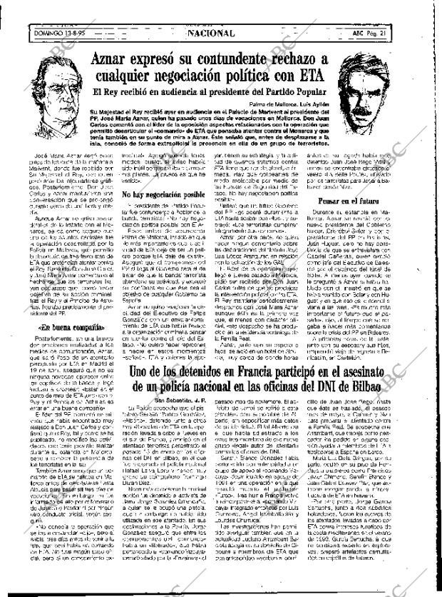 ABC MADRID 13-08-1995 página 21