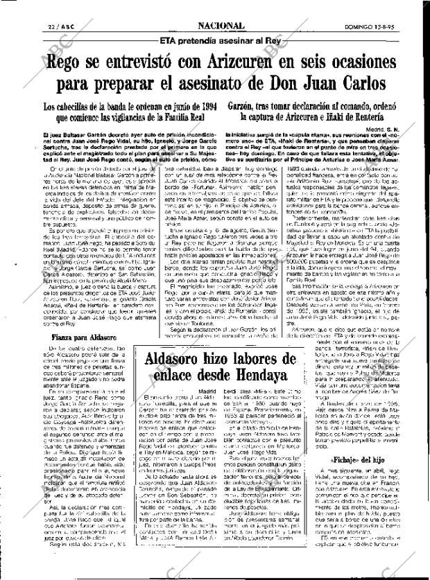 ABC MADRID 13-08-1995 página 22