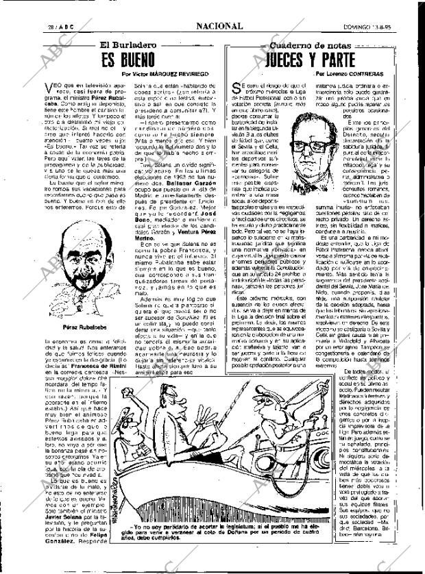 ABC MADRID 13-08-1995 página 28