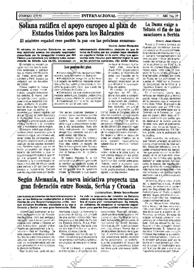 ABC MADRID 13-08-1995 página 29