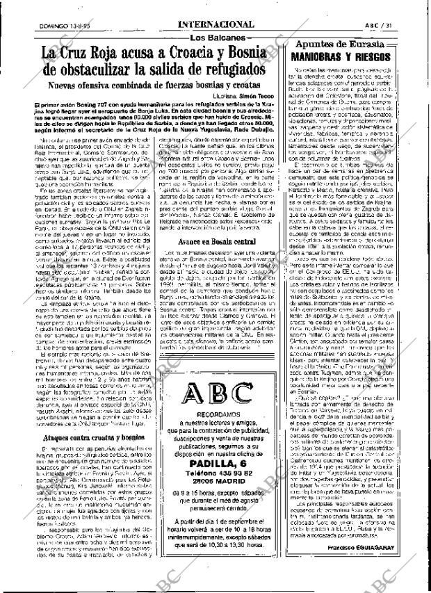 ABC MADRID 13-08-1995 página 31