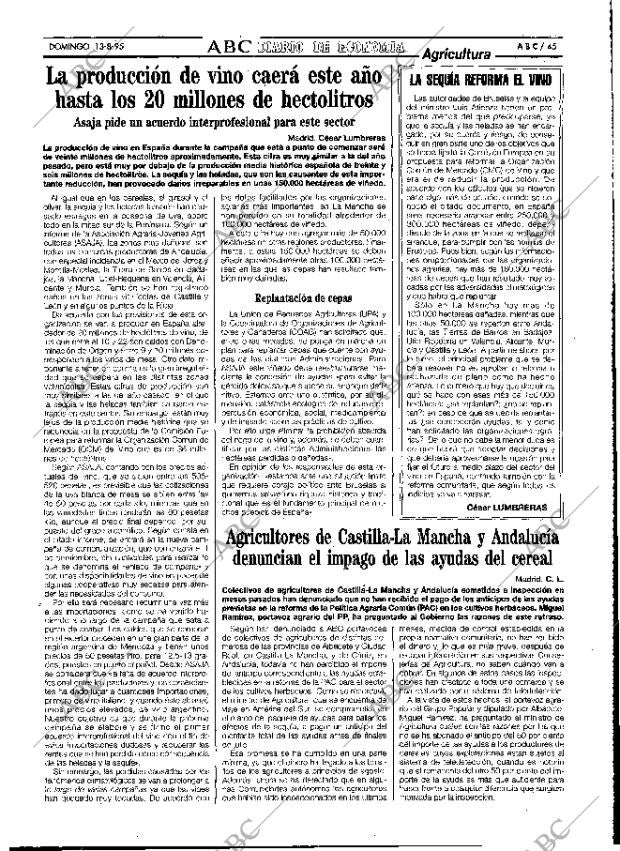 ABC MADRID 13-08-1995 página 45