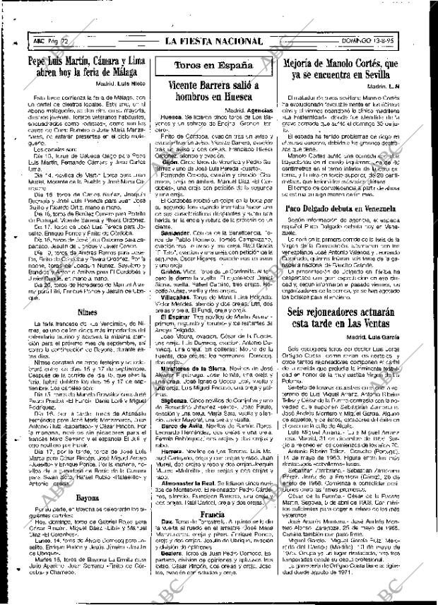 ABC MADRID 13-08-1995 página 72